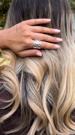 تصویر  انگشتر زنانه رینگ ساده