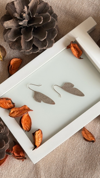 تصویر  گوشواره بال سنجاقک